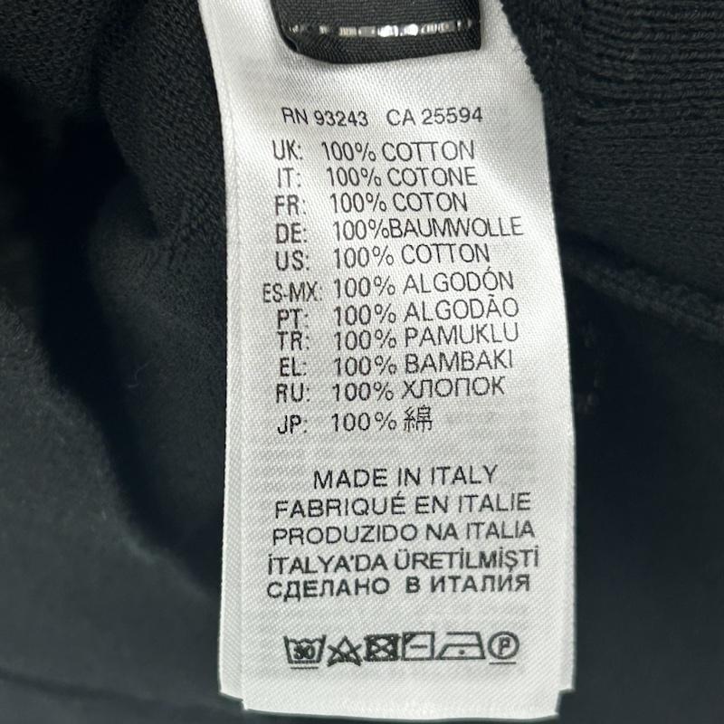 ディーゼル DIESEL ニット、セーター 長袖 長袖ニット フェイクレイヤード イタリア製 L ロゴ、文字 黒 / ブラック / black メンズ USED 古着 中古 50139360