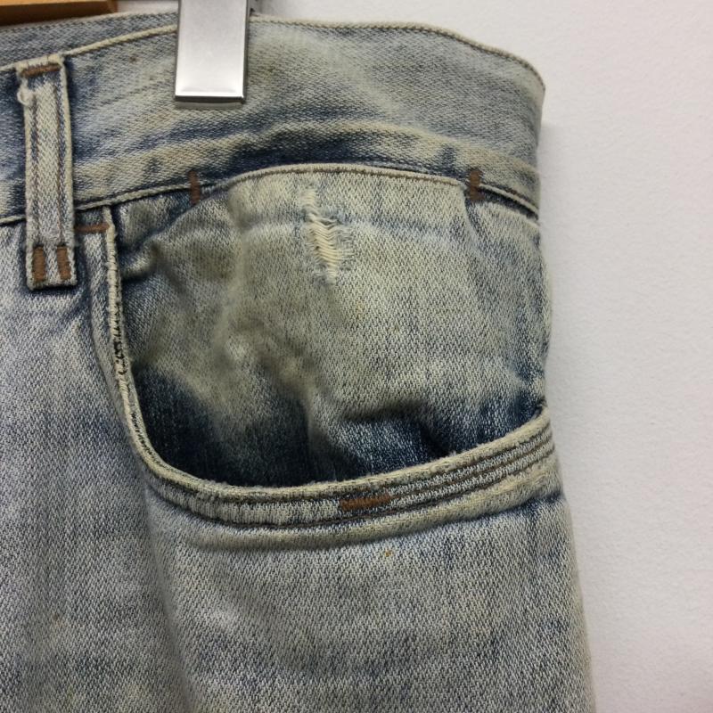ドルチェアンドガッバーナ DOLCE&GABBANA パンツ デニム、ジーンズ DOLCE & GABBANA ドルチェ＆ガッバーナ 14CLASSIC メンズ ダメージ加工 デニムパンツ ジーンズ G32WTD/G8A14 48 無地 インディゴ / インディゴ / Indigo メンズ USED 古着 中古 50139381