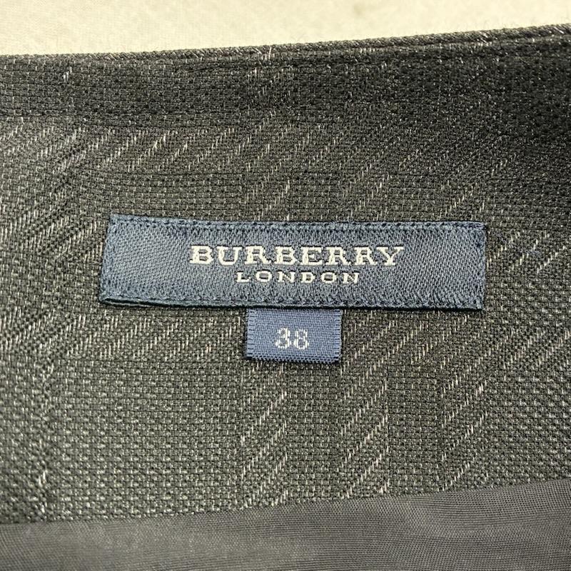 バーバリーロンドン Burberry London スカート ひざ丈スカート ラメ チェック ひざ丈 スカート FXA45-049 38 チェック 黒 / ブラック / black レディース USED 古着 中古 50139396