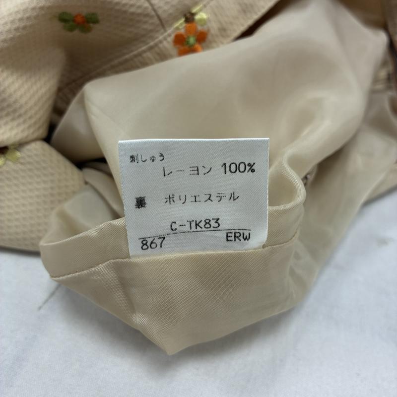 バーバリー・ブルーレーベル BURBERRY BLUE LABEL スカート ひざ丈スカート 花柄 刺繍 ひざ丈 スカート サイドジップ FX547-331 36 花柄 X 刺繍 ベージュ / ベージュ / beige レディース USED 古着 中古 50139398
