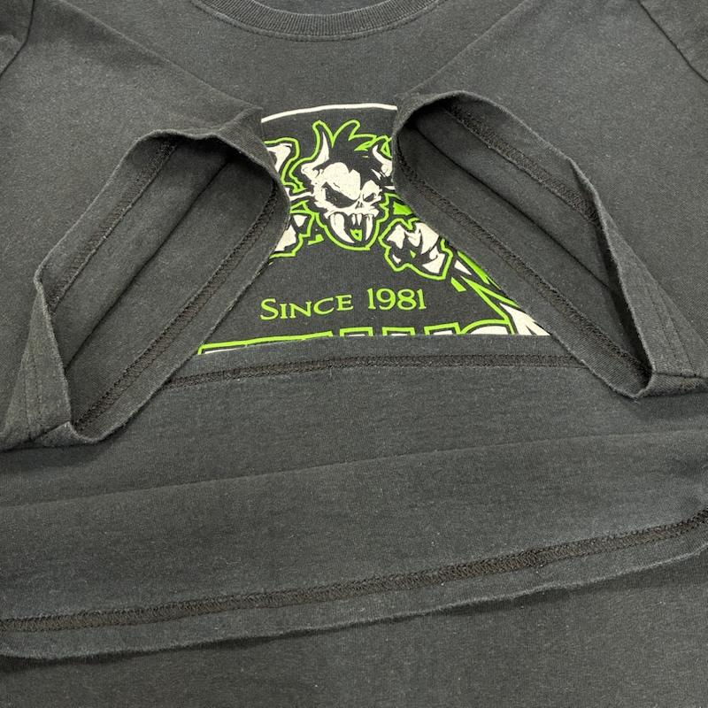 ヘインズ HANES Tシャツ 半袖 METALLICA メタリカ SEEK AND DESTROY オールド 00 s バンド ロック メタル Tシャツ LL ロゴ、文字 X プリント 黒 / ブラック / black メンズ USED 古着 中古 50139428