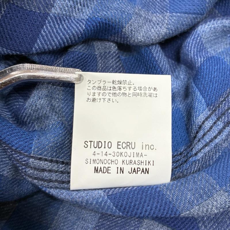 エフオービーファクトリー FOB FACTORY シャツ、ブラウス 長袖 F3356 ガチャポケ フランネル チェック ワーク シャツ マチ付き 2 チェック 黒 / ブラック / black メンズ USED 古着 中古 50139436
