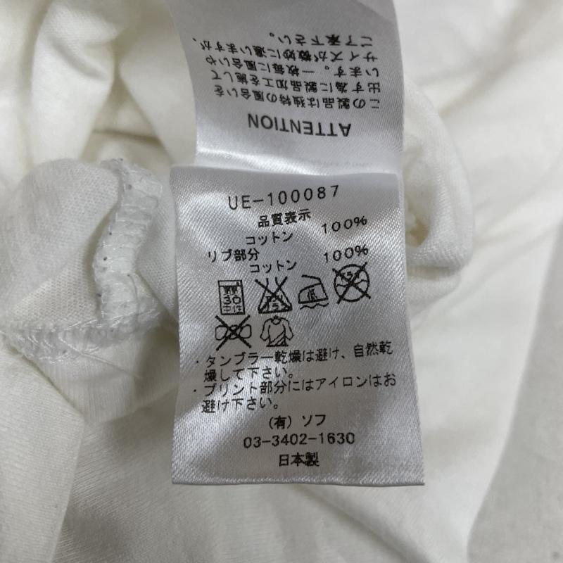 ユニフォームエクスペリメント uniform experiment Tシャツ 半袖 半袖 Tシャツ Shirt U.E.NAVY ロゴ プリント クルーネック シャツ カットソー UE-100087 1 ロゴ、文字 X プリント 白 / ホワイト / white メンズ USED 古着 中古 50139445