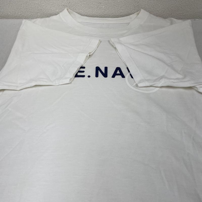 ユニフォームエクスペリメント uniform experiment Tシャツ 半袖 半袖 Tシャツ Shirt U.E.NAVY ロゴ プリント クルーネック シャツ カットソー UE-100087 1 ロゴ、文字 X プリント 白 / ホワイト / white メンズ USED 古着 中古 50139445