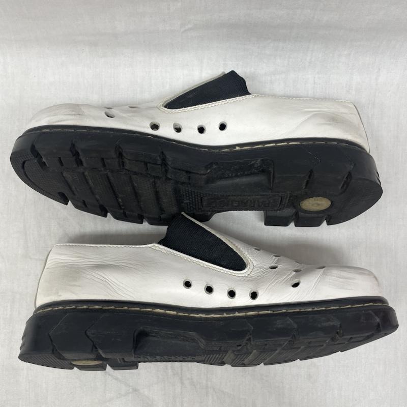 古着 USED 革靴 革靴 PARACHOC ヴィンテージ WHT ホワイト レザースニーカー MADE IN E.E.C. 25.0cm 白 / ホワイト / white メンズ USED 古着 中古 50139449