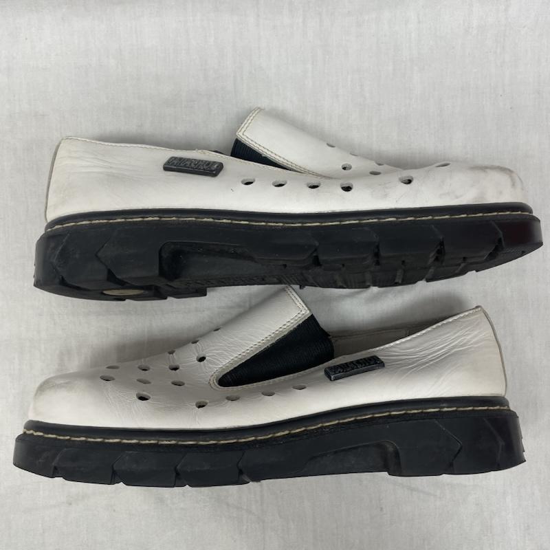 古着 USED 革靴 革靴 PARACHOC ヴィンテージ WHT ホワイト レザースニーカー MADE IN E.E.C. 25.0cm 白 / ホワイト / white メンズ USED 古着 中古 50139449