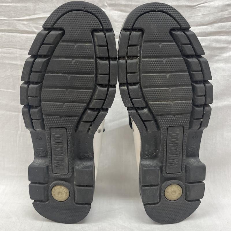 古着 USED 革靴 革靴 PARACHOC ヴィンテージ WHT ホワイト レザースニーカー MADE IN E.E.C. 25.0cm 白 / ホワイト / white メンズ USED 古着 中古 50139449