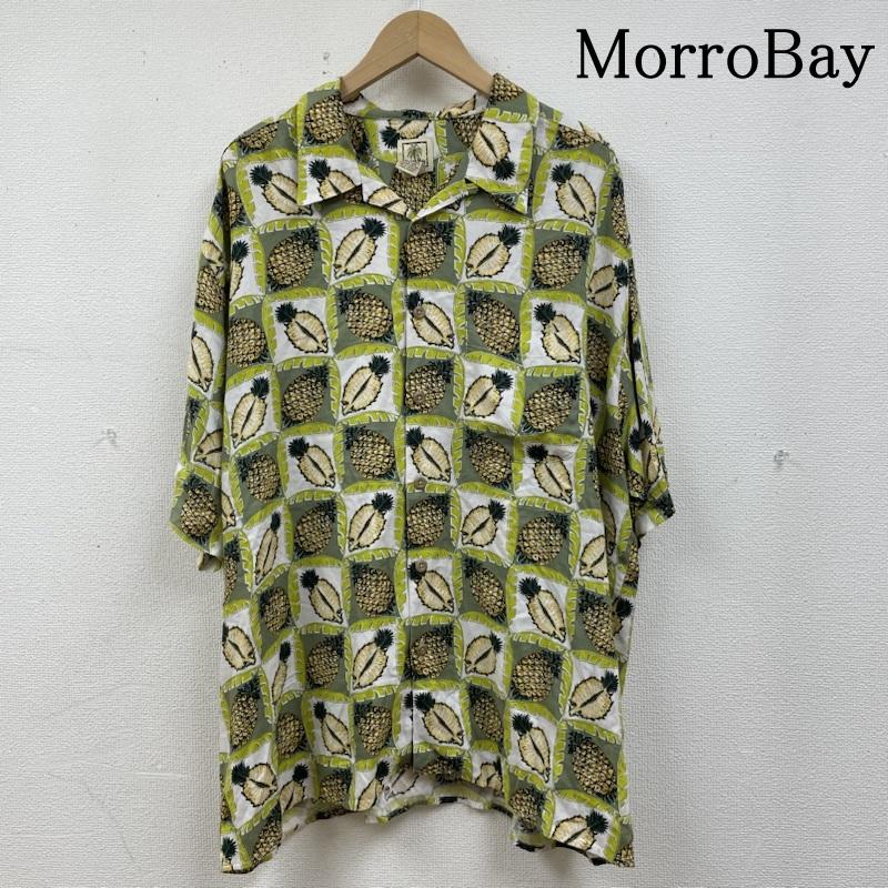 古着 USED シャツ、ブラウス 半袖 ヴィンテージ MorroBay オープンカラー 開襟 シャツ レーヨン 半袖 アロハ ハワイアン パイナップル 総柄 プリント XL プリント X 総柄 マルチカラー / マルチカラー / multicolor メンズ USED 古着 中古 50139509