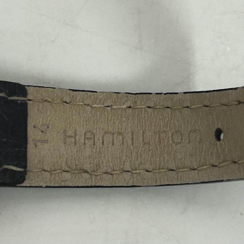 ハミルトン HAMILTON 腕時計 アナログ（クォーツ式） American Classic Bagley H123510 バグリー レザーベルト - 黒 / ブラック / black レディース USED 古着 中古 50139537