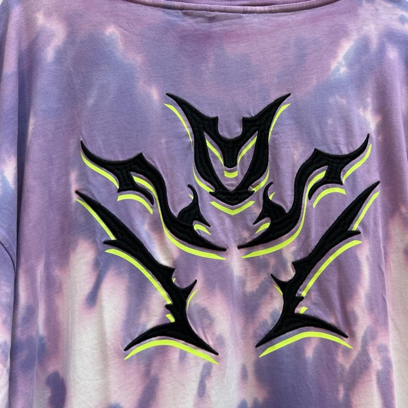 ディーゼル DIESEL Tシャツ 半袖 スーパールーズ タイダイ Tシャツ ワンピース XXS レディース USED 古着 中古 50139556