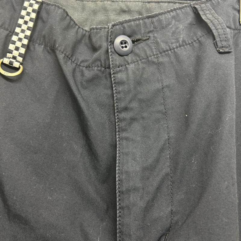 ユニフォームエクスペリメント uniform experiment パンツ ショートパンツ UNIFORM EXPERIMENT ショートパンツ カーゴポケット 3 無地 紺 / ネイビー / navy メンズ USED 古着 中古 50139560