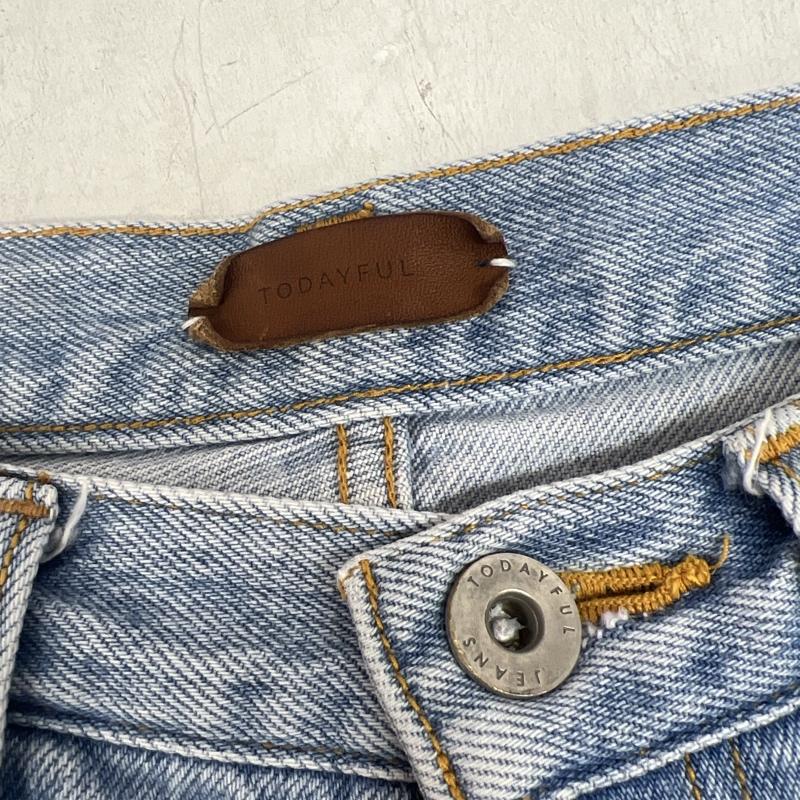 トゥデイフル TODAYFUL パンツ デニム、ジーンズ カットオフ ストレート デニムパンツ 11821417 サイズ24 - レディース USED 古着 中古 50139561