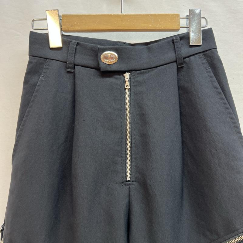 メゾンスペシャル MAISON SPECIAL ボトムス ボトムス メニースラッシュテーパードパンツ 21221465410 36 黒 / ブラック / black レディース USED 古着 中古 50139562