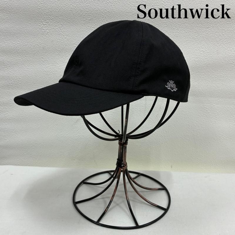 古着 USED 帽子 キャップ Southwick Gate Label サウスウィック 118-50-0073 ウール ベースボール キャップ - ワンポイント X ロゴ、文字 X 刺繍 黒 / ブラック / black メンズ USED 古着 中古 50139590