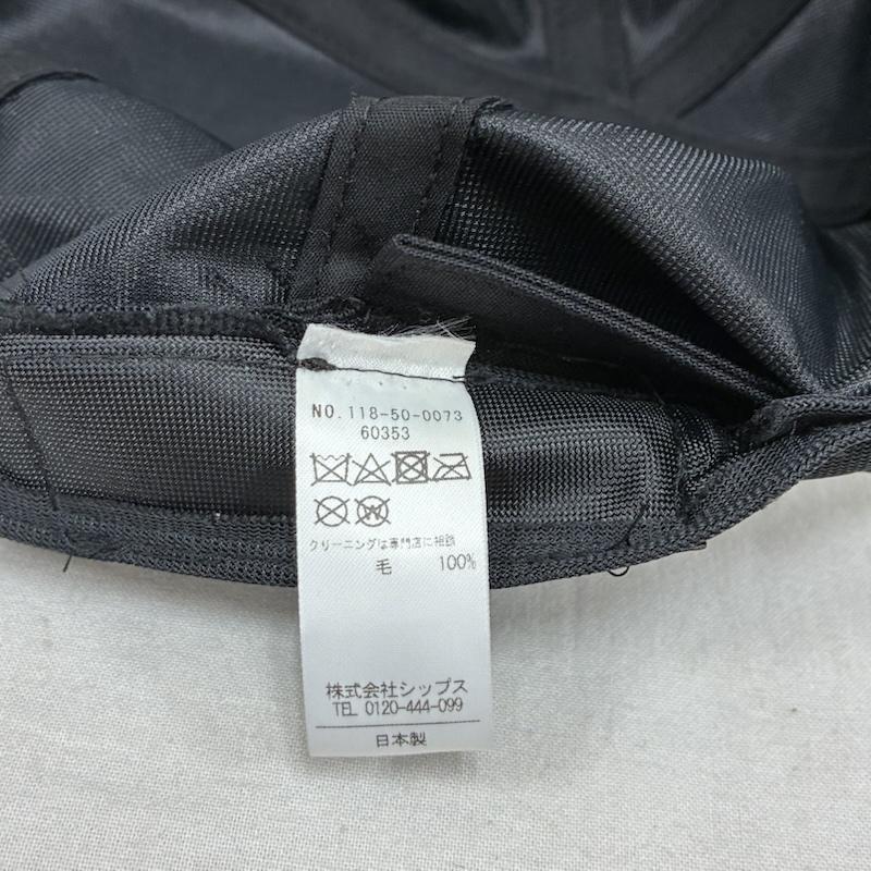 古着 USED 帽子 キャップ Southwick Gate Label サウスウィック 118-50-0073 ウール ベースボール キャップ - ワンポイント X ロゴ、文字 X 刺繍 黒 / ブラック / black メンズ USED 古着 中古 50139590