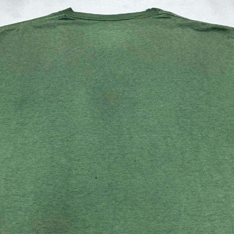 ジャージーズ JERZEES Tシャツ 半袖 90 s 00 s USA製 50/50 HEAVEY WEIGHT オールド YMCA EL PASO プリント Tシャツ 襤褸 グランジ - ロゴ、文字 X プリント 緑 / グリーン / green メンズ USED 古着 中古 50139603