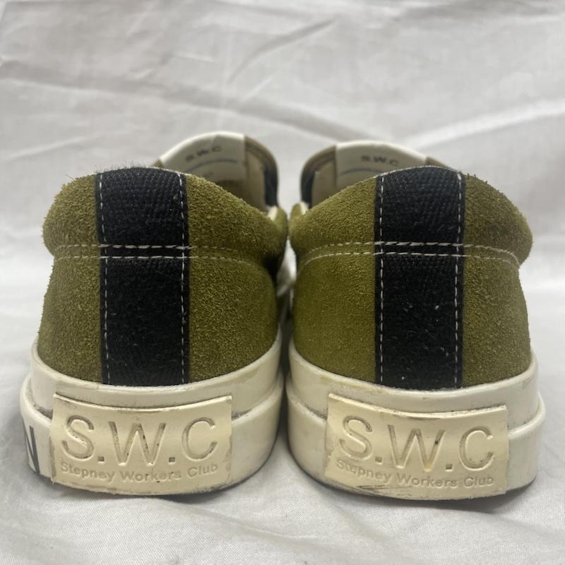 ジュンヤワタナベ JUNYA WATANABE スニーカー スニーカー YM03665 × S.W.C ステファニーワーカーズクラブ 21aw スエード スリッポン スニーカー シューズ 靴 25.5cm カーキ / カーキ / khaki メンズ USED 古着 中古 50139610