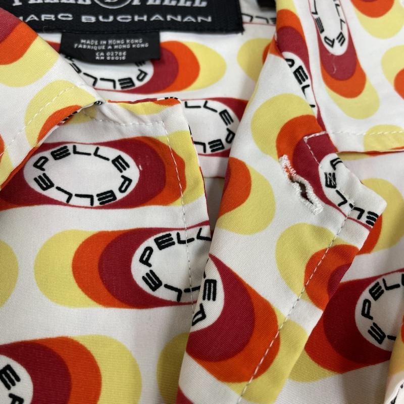 ペレペレ PELLEPELLE シャツ、ブラウス 半袖 半袖 オープンカラー グラフィック シャツ ブラウス ロゴ プリント 総柄 - ロゴ、文字 X プリント X 総柄 マルチカラー / マルチカラー / multicolor メンズ USED 古着 中古 50139623