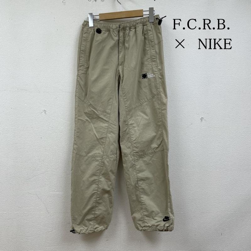 エフシーアールビー F.C.R.B. パンツ ワークパンツ、ペインターパンツ パラシュート パンツ ジップフライ ストレート ワイドフィット ロゴ 刺繍 プリント s60902msg S ロゴ、文字 X プリント X 刺繍 ベージュ / ベージュ / beige メンズ USED 古着 中古 50139626