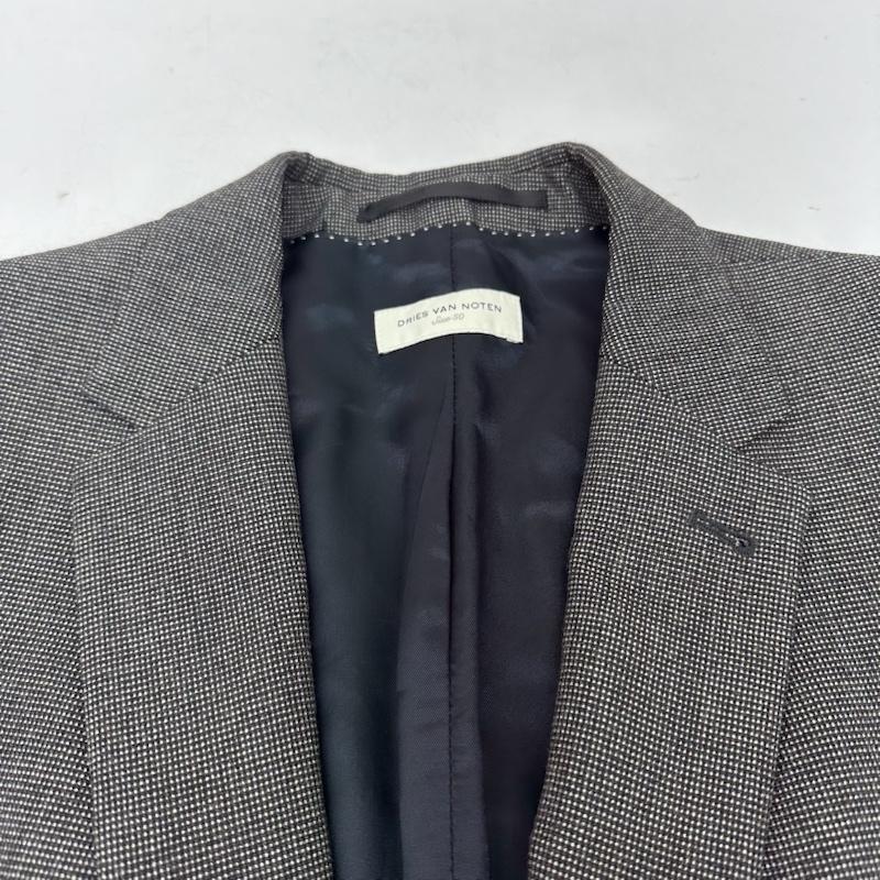 ドリスヴァンノッテン DRIES VAN NOTEN ジャケット、上着 ジャケット、ブレザー ウール テーラード ジャケット 50 50 灰 / グレー / gray メンズ USED 古着 中古 50139637