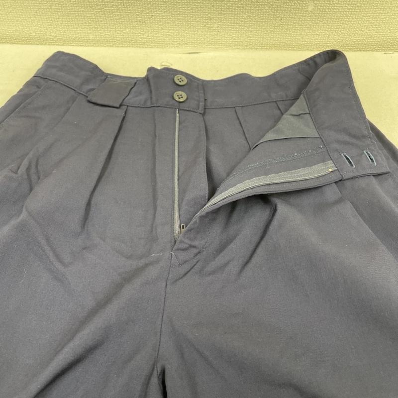 ワイズビス Y SBIS パンツ スラックス タック入り ウール スラックス フィット パンツ テーパード ジップフライ 無地 無地 紺 / ネイビー / navy レディース USED 古着 中古 50139659