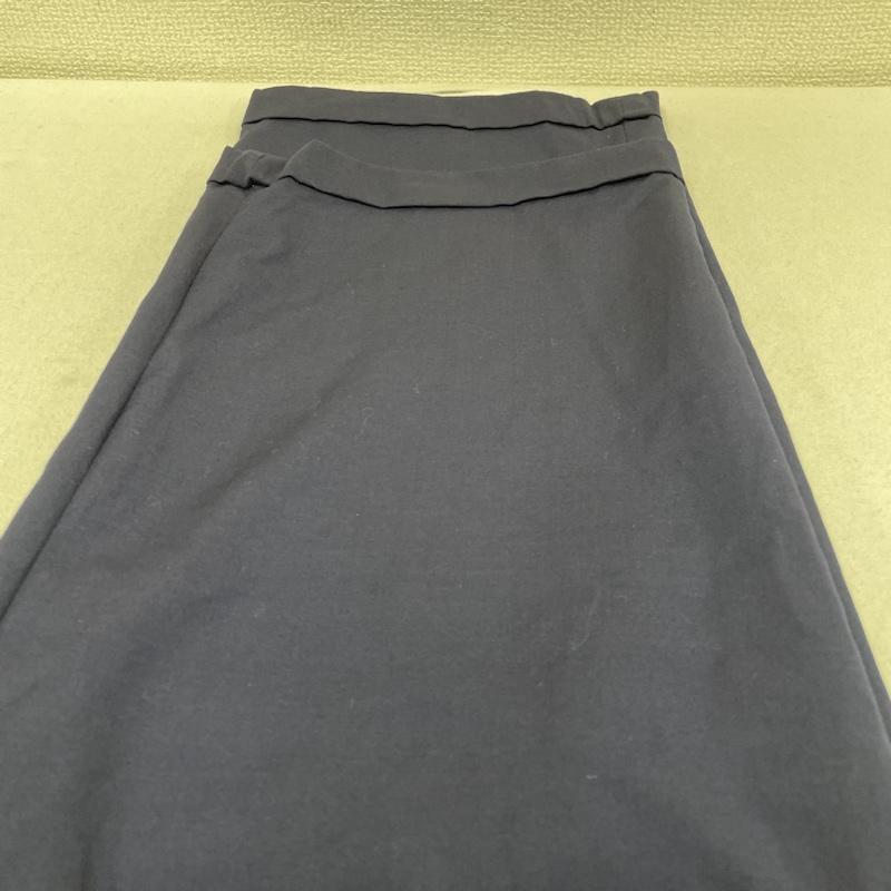 ワイズビス Y SBIS パンツ スラックス タック入り ウール スラックス フィット パンツ テーパード ジップフライ 無地 無地 紺 / ネイビー / navy レディース USED 古着 中古 50139659