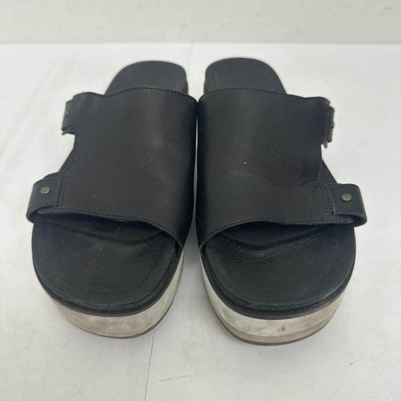 アグ UGG サンダル サンダル F8715C 厚底 サンダル レザー MAIRE フラット オープントゥ スタッズ 23.0cm 黒 / ブラック / black レディース USED 古着 中古 50139685