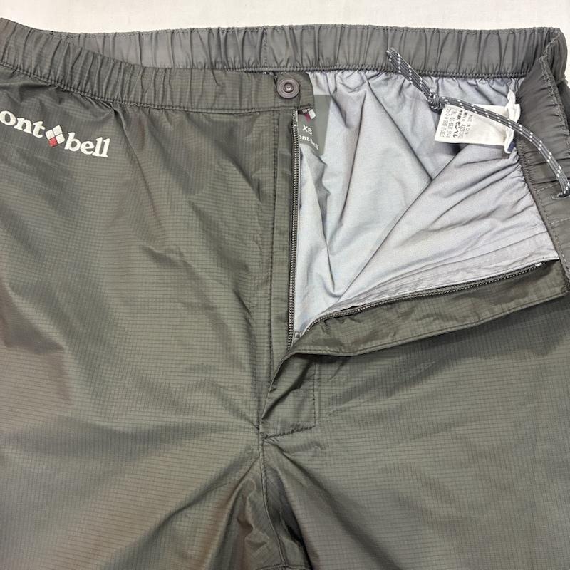 モンベル mont-bell ボトムス ボトムス 1128536 ストームクルーザー GORE-TEX 撥水 XS チャコールグレー XS ロゴ、文字 チャコールグレー / チャコールグレー / レディース USED 古着 中古 50139688