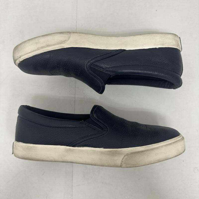 ローレンラルフローレン LAUREN RALPH LAUREN スリッポン スリッポン Racquel Slip On Sneaker スリッポン レザー スニーカー シューズ LRL 靴 US：5.5 紺 / ネイビー / navy レディース USED 古着 中古 50139691