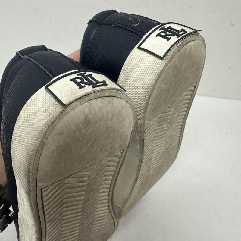 ローレンラルフローレン LAUREN RALPH LAUREN スリッポン スリッポン Racquel Slip On Sneaker スリッポン レザー スニーカー シューズ LRL 靴 US：5.5 紺 / ネイビー / navy レディース USED 古着 中古 50139691