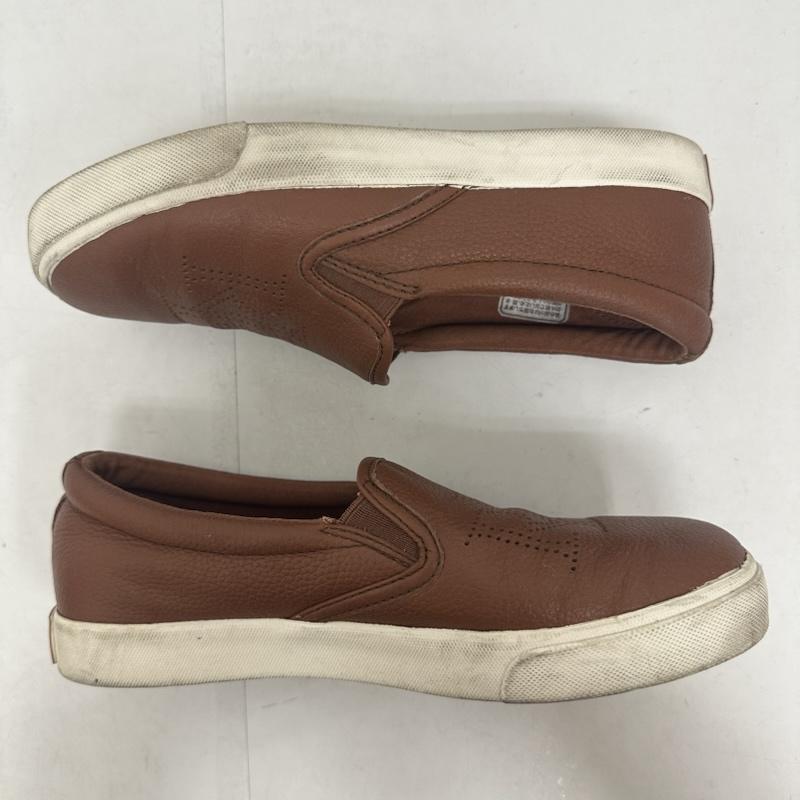 ローレンラルフローレン LAUREN RALPH LAUREN スリッポン スリッポン Racquel Slip On Sneaker スリッポン レザー スニーカー シューズ LRL 靴 US：5.5 茶 / ブラウン / brown レディース USED 古着 中古 50139692