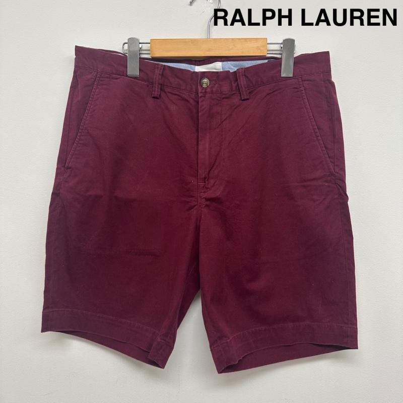 ポロラルフローレン POLO RALPH LAUREN パンツ ショートパンツ THE POLO CHINO ポロ チノ CLASSIC COTTON TWILL SHORT PANT ショート パンツ ショーパン ハーフ STRETCH CLASSIC FIT 32インチ えんじ / ワインレッド / dark red メンズ USED 古着 中古 50139721