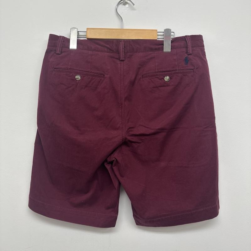 ポロラルフローレン POLO RALPH LAUREN パンツ ショートパンツ THE POLO CHINO ポロ チノ CLASSIC COTTON TWILL SHORT PANT ショート パンツ ショーパン ハーフ STRETCH CLASSIC FIT 32インチ えんじ / ワインレッド / dark red メンズ USED 古着 中古 50139721