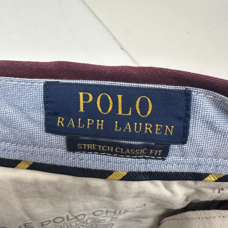 ポロラルフローレン POLO RALPH LAUREN パンツ ショートパンツ THE POLO CHINO ポロ チノ CLASSIC COTTON TWILL SHORT PANT ショート パンツ ショーパン ハーフ STRETCH CLASSIC FIT 32インチ えんじ / ワインレッド / dark red メンズ USED 古着 中古 50139721