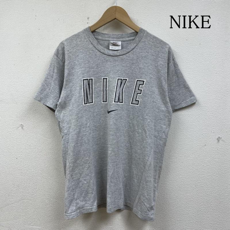 ナイキ NIKE Tシャツ 半袖 白タグ 銀タグ 90s ヴィンテージ 半袖 Tシャツ Shirt ロゴ プリント クルーネック カットソー S ロゴ、文字 X プリント 灰 / グレー / gray メンズ USED 古着 中古 50139730