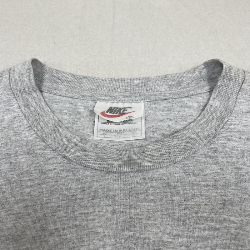 ナイキ NIKE Tシャツ 半袖 白タグ 銀タグ 90s ヴィンテージ 半袖 Tシャツ Shirt ロゴ プリント クルーネック カットソー S ロゴ、文字 X プリント 灰 / グレー / gray メンズ USED 古着 中古 50139730