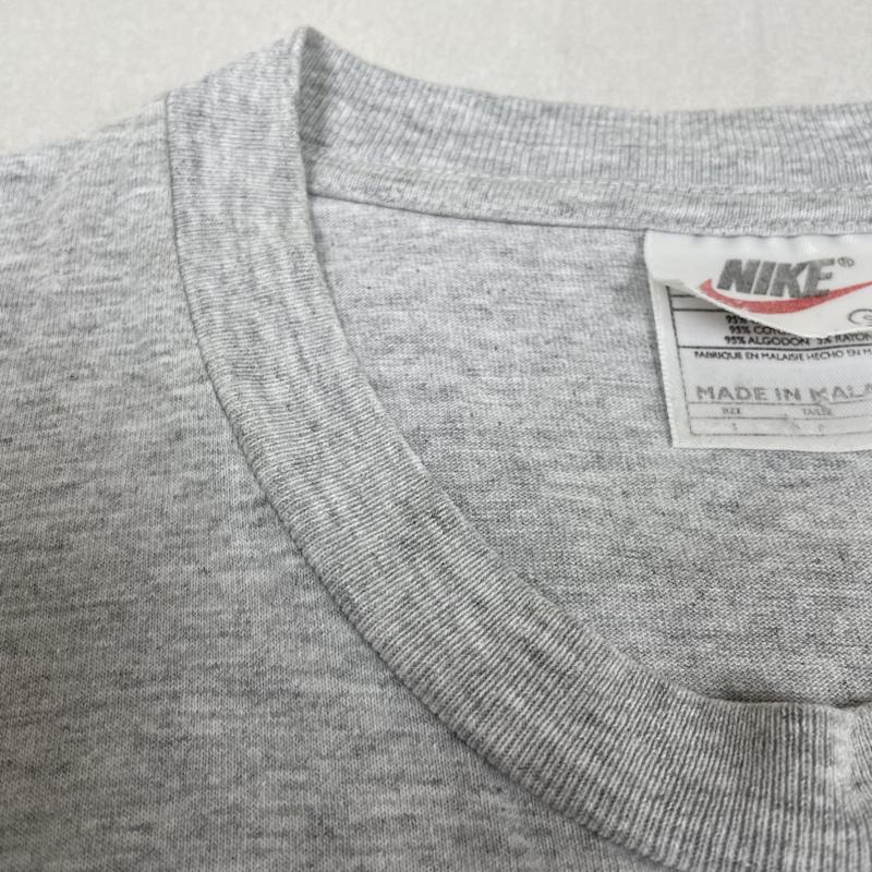 ナイキ NIKE Tシャツ 半袖 白タグ 銀タグ 90s ヴィンテージ 半袖 Tシャツ Shirt ロゴ プリント クルーネック カットソー S ロゴ、文字 X プリント 灰 / グレー / gray メンズ USED 古着 中古 50139730