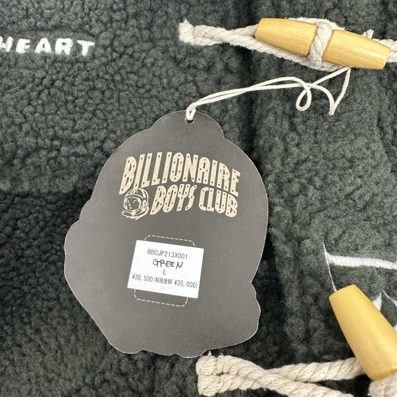 ビリオネア・ボーイズ・クラブ BILLIONAIRE BOYS CLUB コート コート一般 BBCJP213X001 BOA DUFFLE COAT ボア ダッフル コート フリース BBC HEART MIND L 緑 / グリーン / green メンズ USED 古着 中古 50139735