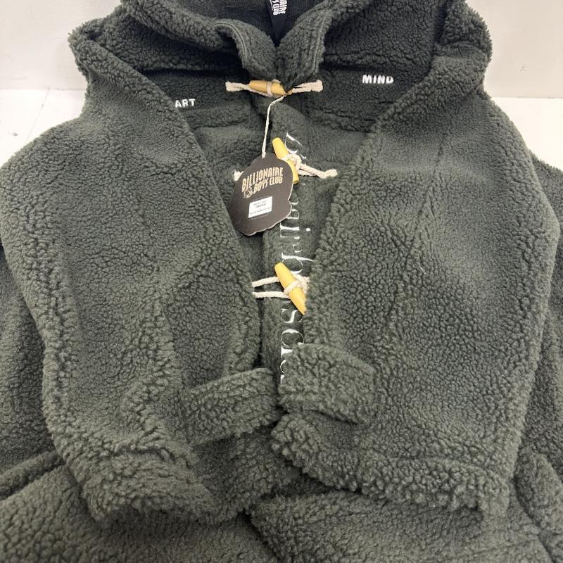 ビリオネア・ボーイズ・クラブ BILLIONAIRE BOYS CLUB コート コート一般 BBCJP213X001 BOA DUFFLE COAT ボア ダッフル コート フリース BBC HEART MIND L 緑 / グリーン / green メンズ USED 古着 中古 50139735