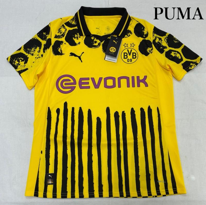 プーマ PUMA ポロシャツ 半袖 25ss KIDSUPER STUDIOS ボルシア・ドルトムント BVB レプリカ サッカー ユニフォーム 782741-02 M ロゴ、文字 黄 / イエロー / yellow X 黒 / ブラック / black X 紫 / パープル / purple メンズ USED 古着 中古 50139740