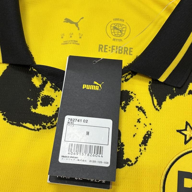 プーマ PUMA ポロシャツ 半袖 25ss KIDSUPER STUDIOS ボルシア・ドルトムント BVB レプリカ サッカー ユニフォーム 782741-02 M ロゴ、文字 黄 / イエロー / yellow X 黒 / ブラック / black X 紫 / パープル / purple メンズ USED 古着 中古 50139740