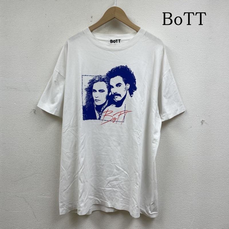 古着 USED Tシャツ 半袖 BoTT ボット 半袖 Tシャツ Shirt サラ Sara プリント クルーネック シャツ カットソー 211bott05 XXL  X ロゴ、文字 X プリント 白 / ホワイト / white メンズ USED 古着 中古 50139744