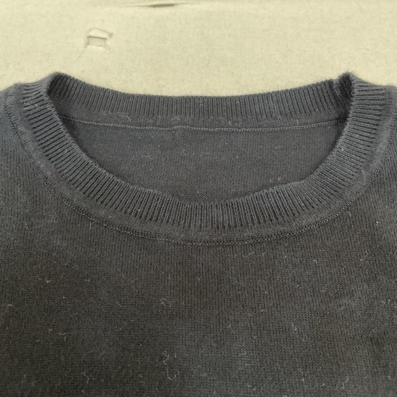ユニフォームエクスペリメント uniform experiment ニット、セーター 長袖 長袖 ニット セーター ロングスリーブ ボーダー カットソー クルーネック 薄手 ue-110064 1 ボーダー柄 白 / ホワイト / white X 黒 / ブラック / black X 青 / ブルー / blue メンズ USED 古着 中古 50139758