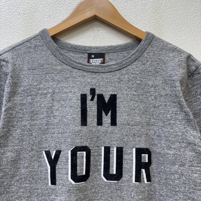 スクリーンスターズ SCREEN STARS Tシャツ 半袖 フェルトロゴ プリント クルーネック 半袖 霜降り Tシャツ 灰色 グレー M 灰 / グレー / gray メンズ USED 古着 中古 50139862