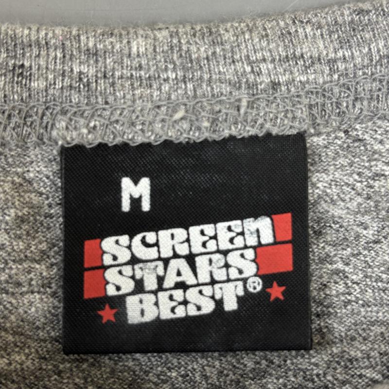 スクリーンスターズ SCREEN STARS Tシャツ 半袖 フェルトロゴ プリント クルーネック 半袖 霜降り Tシャツ 灰色 グレー M 灰 / グレー / gray メンズ USED 古着 中古 50139862