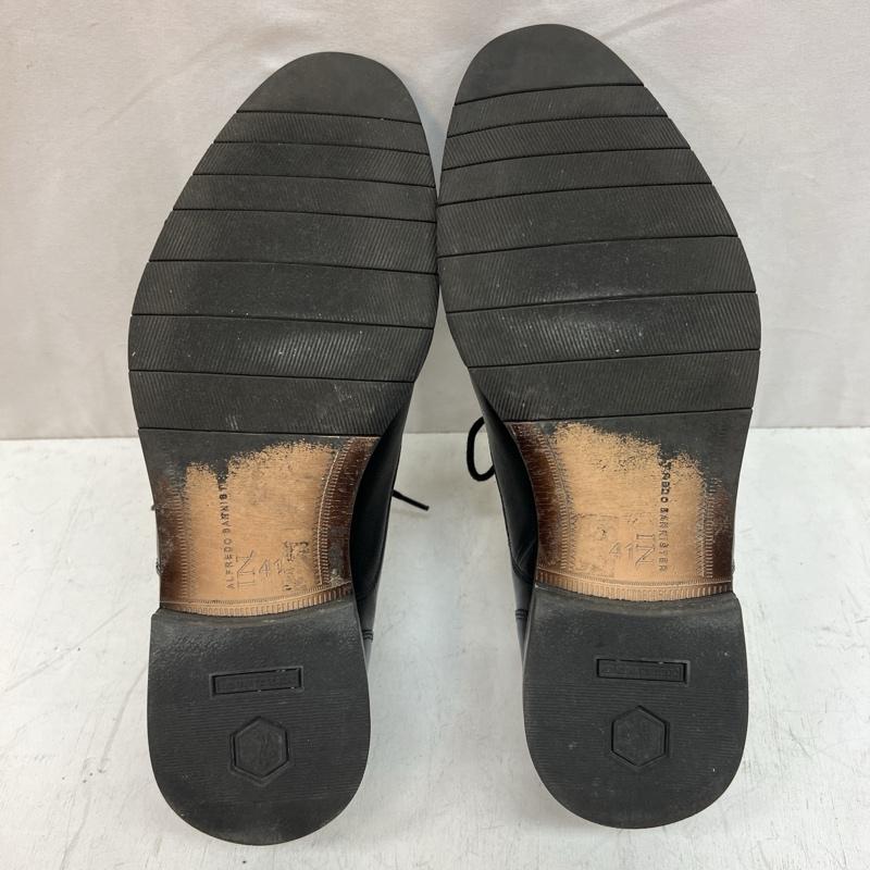 アルフレッドバニスター alfredoBANNISTER 革靴 革靴 ストレートチップ レザーシューズ size41 - 黒 / ブラック / black メンズ USED 古着 中古 50139876