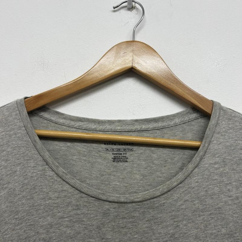 ラルフローレン RALPHLAUREN Tシャツ 半袖 RALPHLAUREN ラルフローレン 半袖 Tシャツ ワンポイント XL ワンポイント 灰 / グレー / gray メンズ USED 古着 中古 50139894