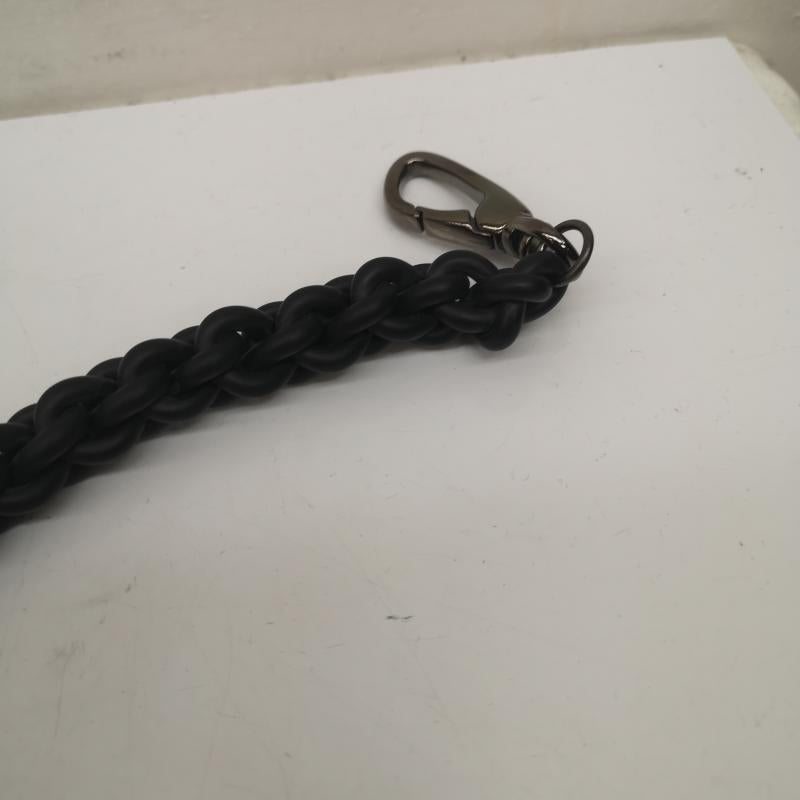 ジュンヤワタナベコムデギャルソン JUNYA WATANABE COMME des GARCONS アクセサリー ネックレス、ペンダント 編み込み ラバー ネックレス - 黒 / ブラック / black メンズ USED 古着 中古 50139935