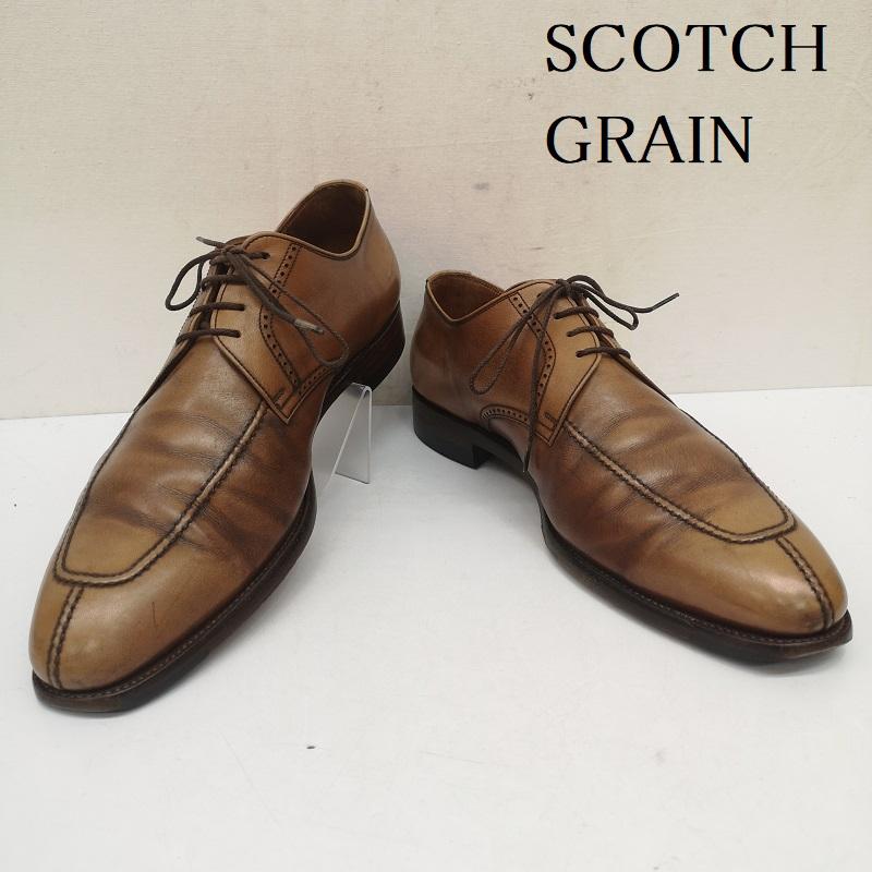 スコッチグレイン SCOTCH GRAIN 革靴 革靴 259 Uチップ レザ－ シューズ 革靴 26.0cm 茶 / ブラウン / brown メンズ USED 古着 中古 50140051