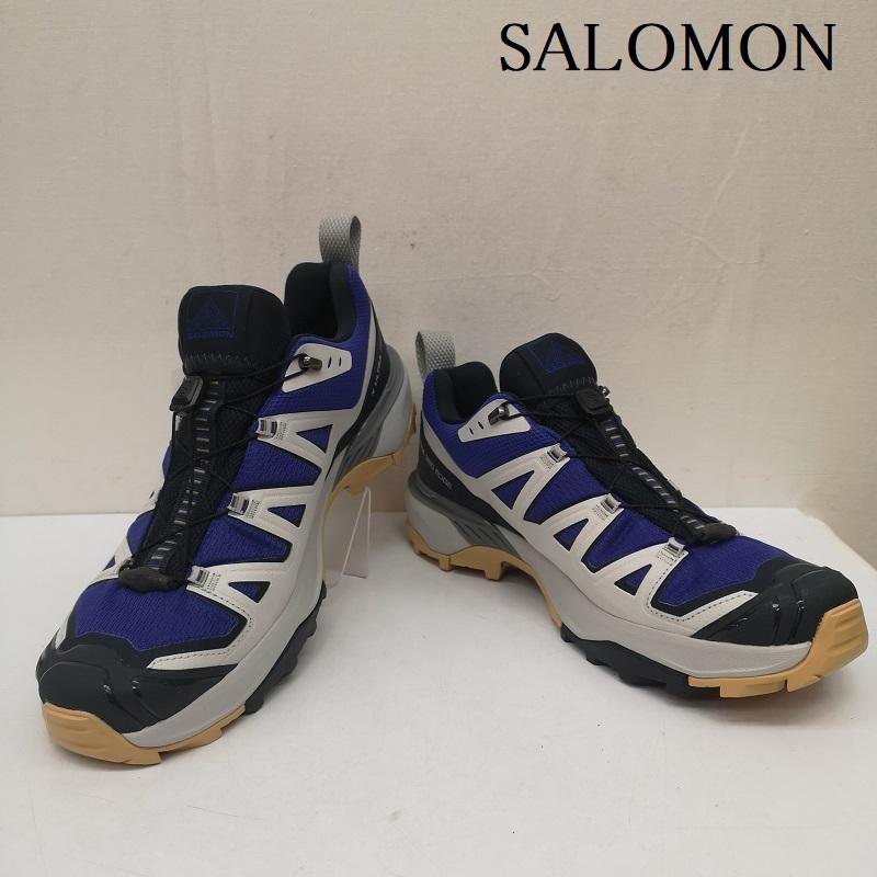 サロモン SALOMON スニーカー スニーカー X ULTRA 360 EDGE GTX ローカット スニーカー 474633 28.0cm 白 / ホワイト / white X 青 / ブルー / blue メンズ USED 古着 中古 50140053